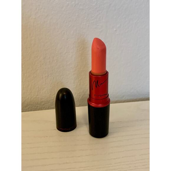 MAC Cosmetics Viva Glam Nicki Minaj satin Lipstick Limited Ed pink USED* Rare - Picture 2 of 10